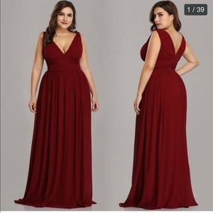 Burgundy Formal Dress
